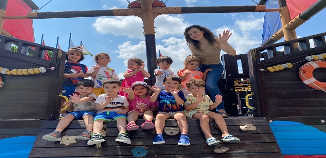 Yazın keyfini  okulda çıkardılar