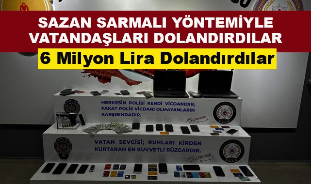 10 İlde Dolandırıcılık Operasyonu