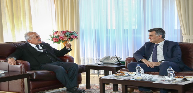 Sanayi ve Teknoloji Bakan Yardımcısı Prof. Dr. Yozgatlıgil, Atatürk Üniversitesini Ziyaret Etti