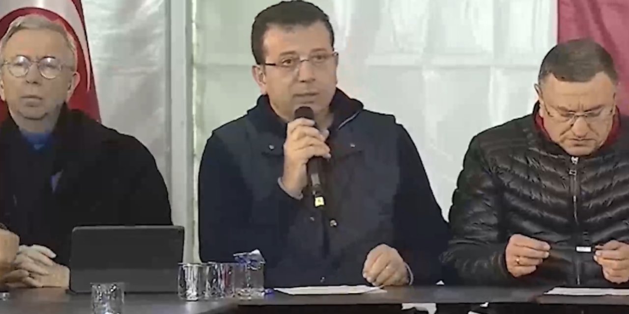 İmamoğlu: 'Asrın felaketi' mi 'asrın ihmali' mi göreceğiz