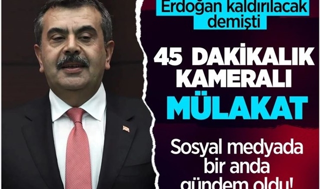 45 dakikalık Öğretmen Mülakatı Gündem Oldu