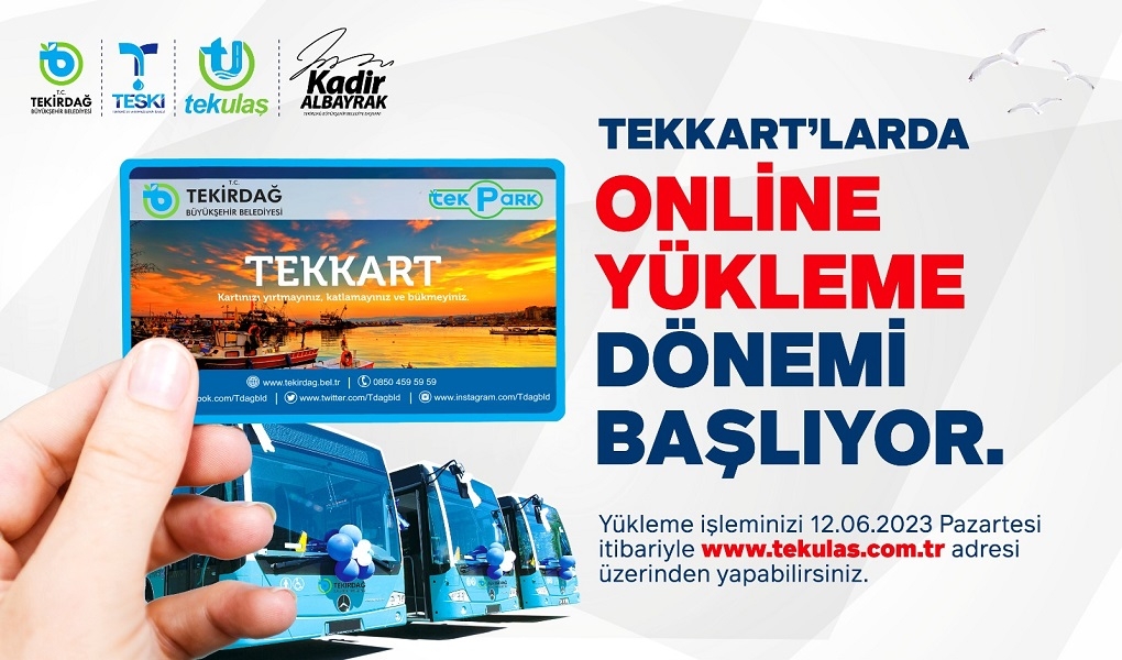 TEKKARTLARDA ONLİNE YÜKLEME DÖNEMİ BAŞLIYOR