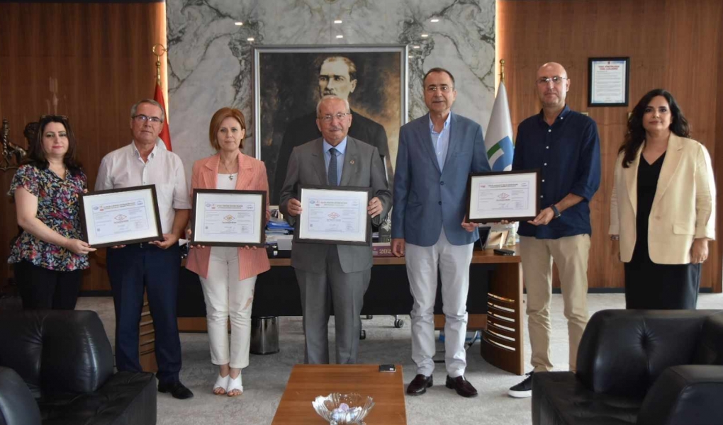 TSE' DEN BÜYÜKŞEHİR BELEDİYESİ'NE DÖRT SİSTEM BELGESİ