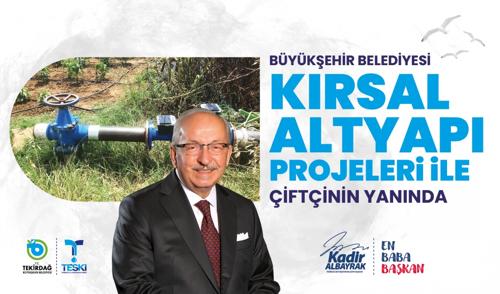 BÜYÜKŞEHİR BELEDİYESİ KIRSAL ALTYAPI PROJELERİ İLE ÇİFTÇİNİN YANINDA