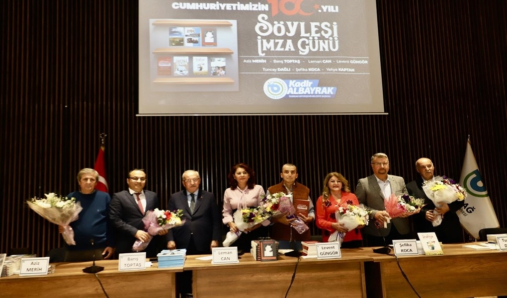 CUMHURİYET'İN 100. YILI YAZARLAR BULUŞMASI SÖYLEŞİ VE İMZA GÜNÜ ETKİNLİĞİ