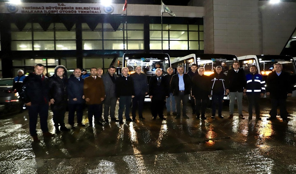 MALKARA'NIN KIRSAL MAHALLELERİNDE TOPLU TAŞIMA HİZMETİ BAŞLADI