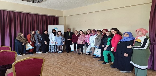 KADIN ÇALIŞMALARI ATÖLYESİNDE BELGE TÖRENİ GERÇEKLEŞTİRİLDİ
