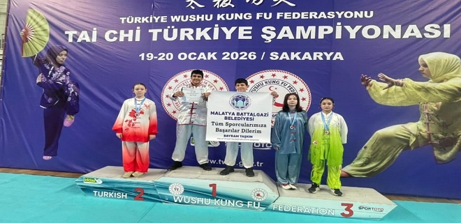 BATTALGAZİ BELEDİYESİ SPORCULARINDAN TÜRKİYE ŞAMPİYONASI’NDA 5 MADALYA 