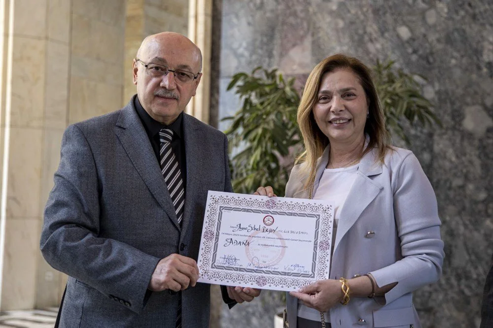 Meclis'te ilk kaydı MHP Adana Milletvekili Ayşe Sibel Ersoy yaptırdı