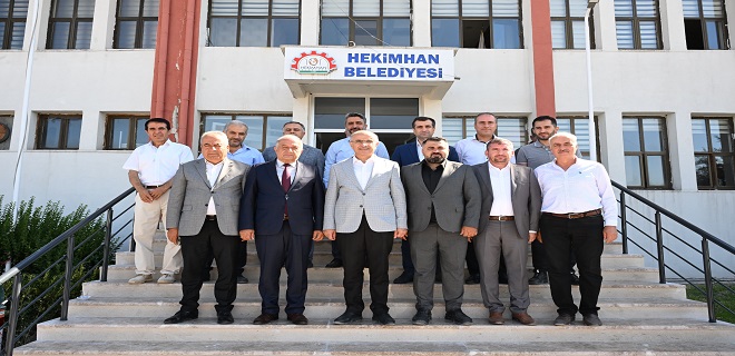 Hekimhan İlçesine Ziyarette Bulunan Büyükşehir Belediye Başkanı Sami Er,