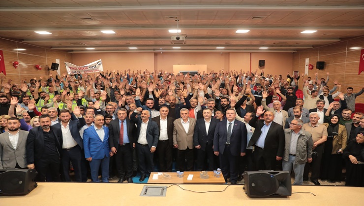 Başkan Beyazgül, ‘’İşçi Kardeşlerimizle Birlikte Biz Büyük Bir Aileyiz’’