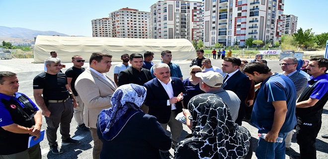 Yaşam Alanlarını Ziyaret Etti.