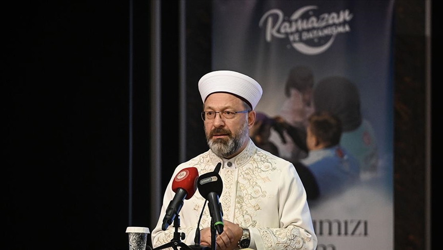Diyanet İşleri Başkanı Erbaş: Bu yılın ramazan temasını 