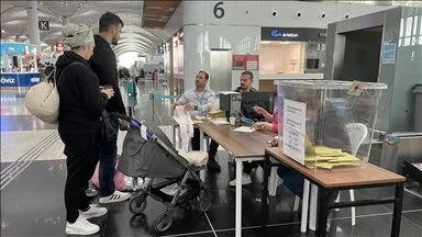 İstanbul Havalimanı'nda oy verme işlemi sürüyor