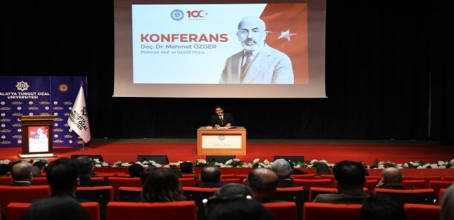MEHMET AKİF ERSOY VE İSTİKLAL MARŞI KONFERANSI DÜZENLENDİ