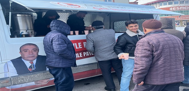 Çat Belediyesi’nden gönüllere dokunan hizmet, Mobil ikram aracı yola çıktı.
