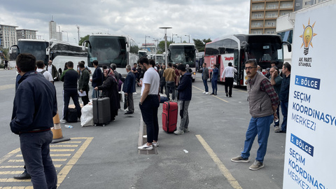 AK Parti'den İstanbul dışında oy kullanacaklara ücretsiz otobüs seferi