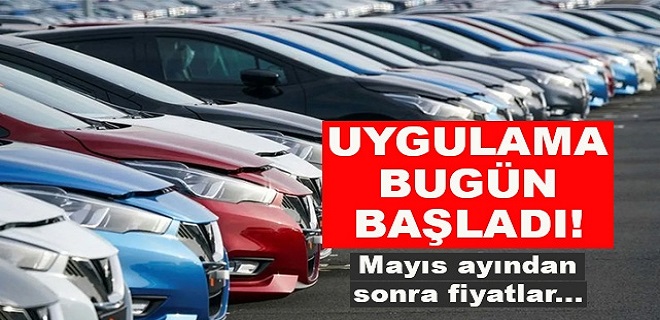 Araç Sahipleri Uygulama Bugün Başladı