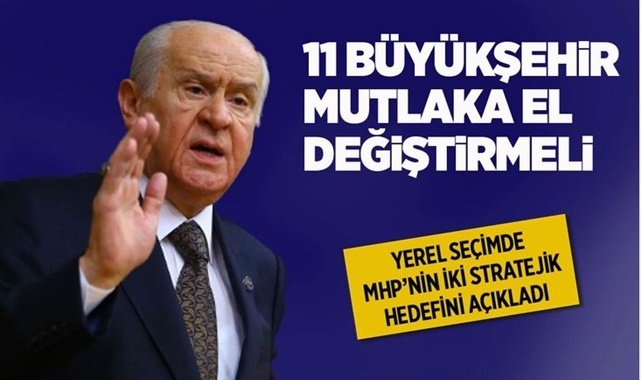 Bahçeli'den Yerel Seçim Hedefi