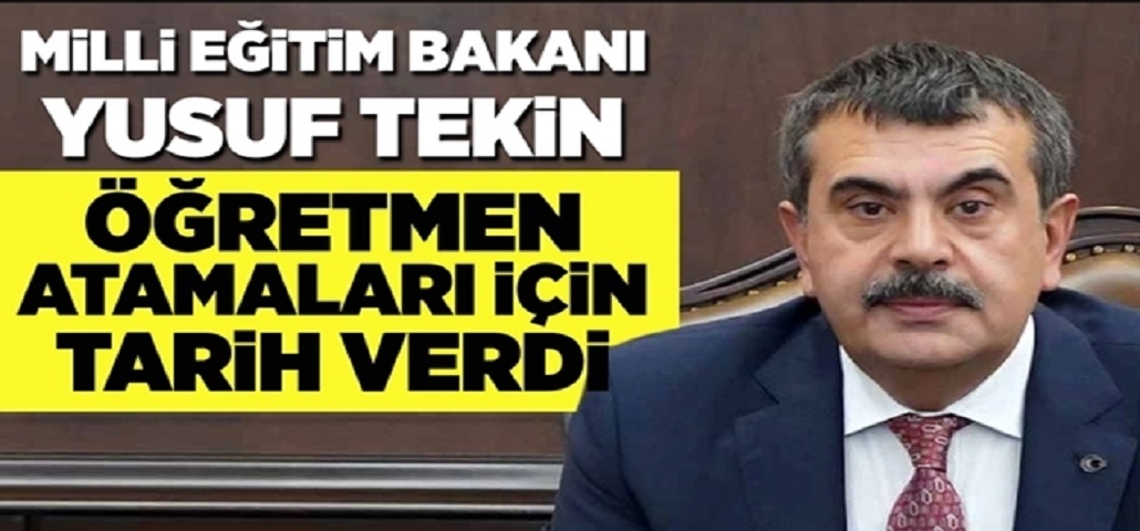 Bakan Tekin'den Atama Açıklaması