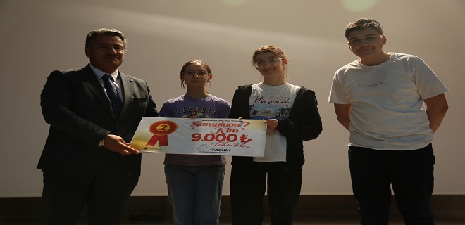 ‘’ŞAMPİYON KİM’’ BİLGİ YARIŞMASININ KAZANANI BELLİ OLDU