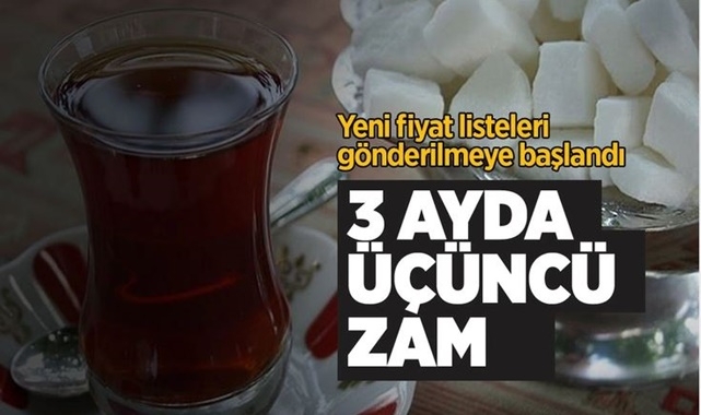Çaya Yeniden Zam Geldi