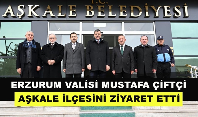 Çiftçi Aşkale İlçesini Ziyaret Etti