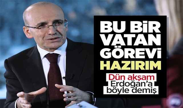 Cumhurbaşkanı Erdoğan Mehmet Şimşek'le Görüştü