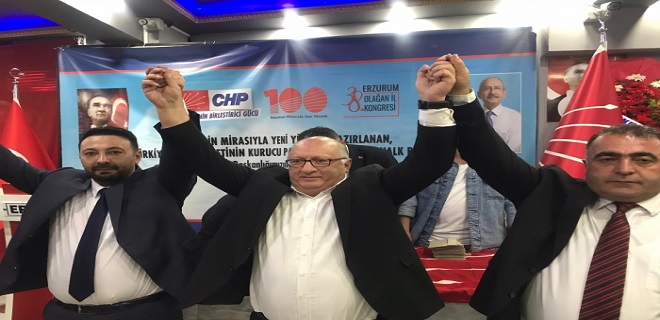 Cumhuriyet Halk Partisi Erzurum il kongresini tamamladı.