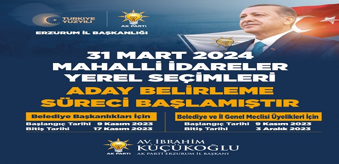 Ak Parti Erzurum İl Başkanlığından Basın Duyurusu