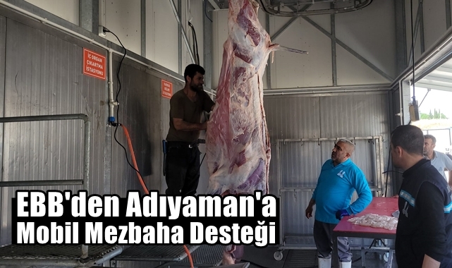 EBB Deprem Bölgesine Desteğe Devam Ediyor