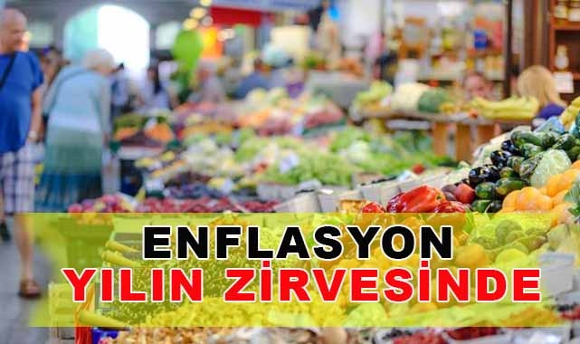 Enflasyon Yılın Zirvesinde