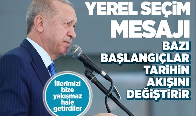 Erdoğan ''İllerimizi maalesef bizlere yakışmaz hale getirdiler