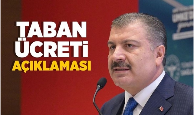 Fahrettin Koca'dan Taban Ödemesine İlişkin Açıklama
