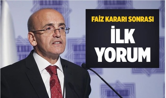 Faiz Kararı Sonrası İlk Yorum Mehmet Şimşek'ten