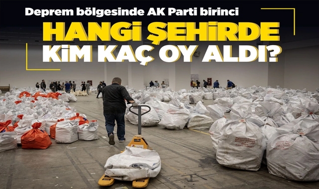 Hangi İlde Hangi Parti Birinci Oldu!