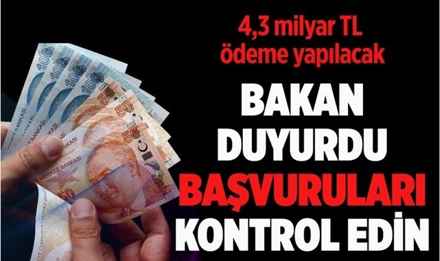 İhtiyaç Sahibi Hanelere 4,3 Milyar TL