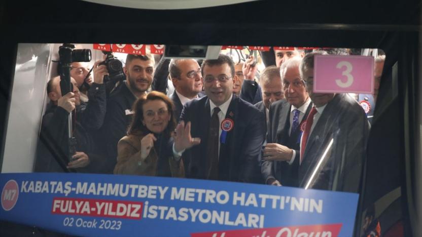 İmamoğlu'ndan metro açıklaması: Rekora imza attık
