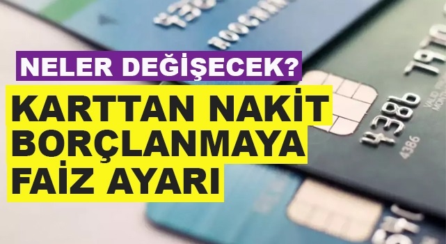 Karttan Nakit Borçlanmaya Faiz Ayarı