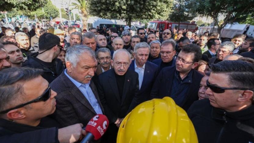 Kılıçdaroğlu ve CHP'li belediye başkanları deprem bölgesine gitti