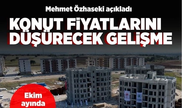 Konut Fiyatlarını Düşürecek Gelişme!
