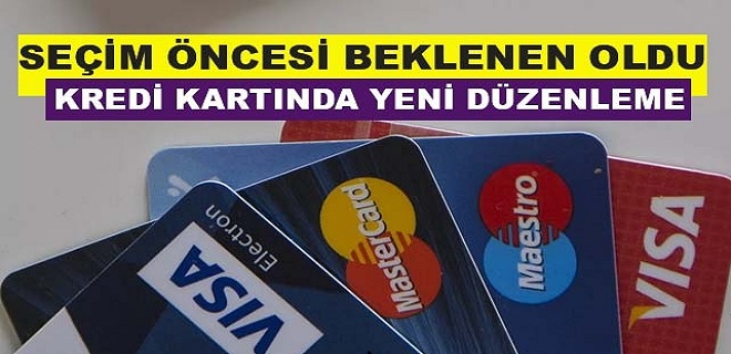 Kredi Kartında Yeni Düzenleme
