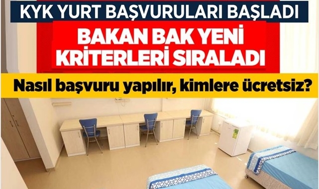 KYK Yurt Başvuruları Başladı!