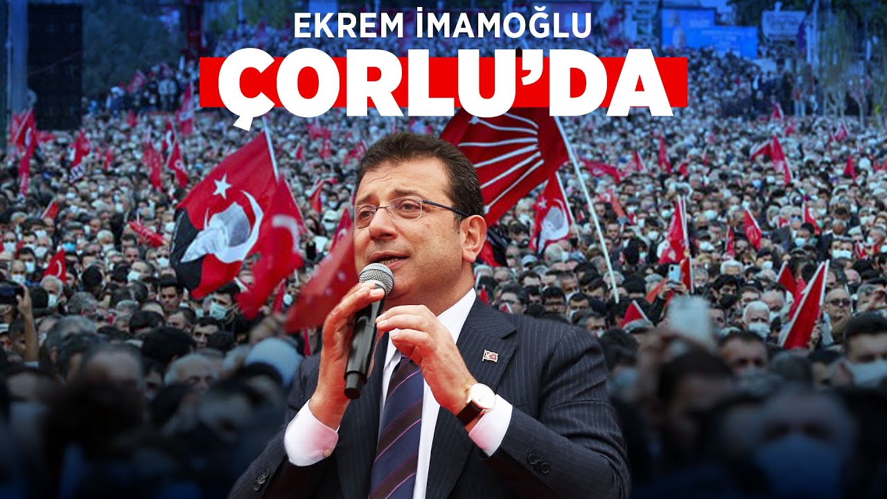 İmamoğlu, konuşmasında Çorlu tren katliamını hatırlattı.