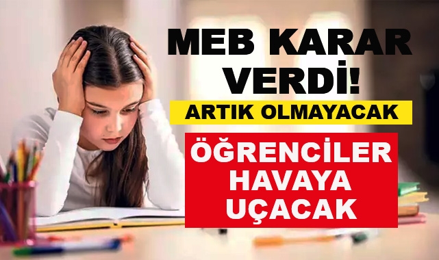 MEB'den Öğrencileri Havaya Uçuracak Karar