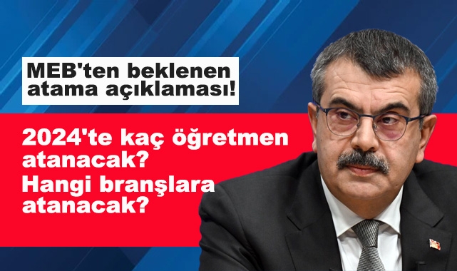 MEB'ten Beklenen Atama Açıklaması!