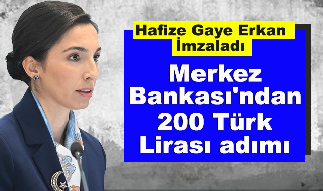 Merkez Bankası'ndan 200 Türk Lirası Adımı