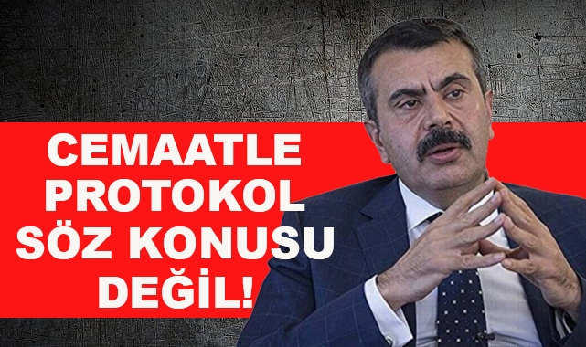 Cemaatle Protokol Söz Konusu Değil