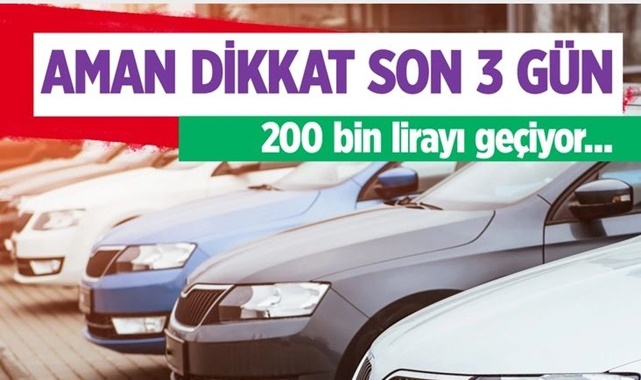 MTV Ödemeleri İçin Ödeme Süresinde Sona Yaklaşıldı