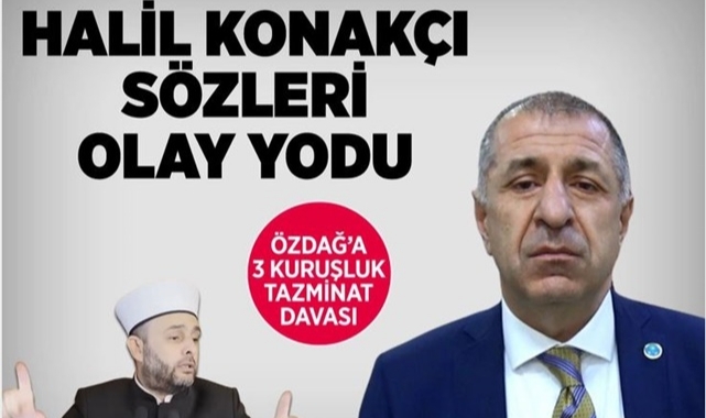 Özdağ'a 3 Kuruşluk Tazminat Davası